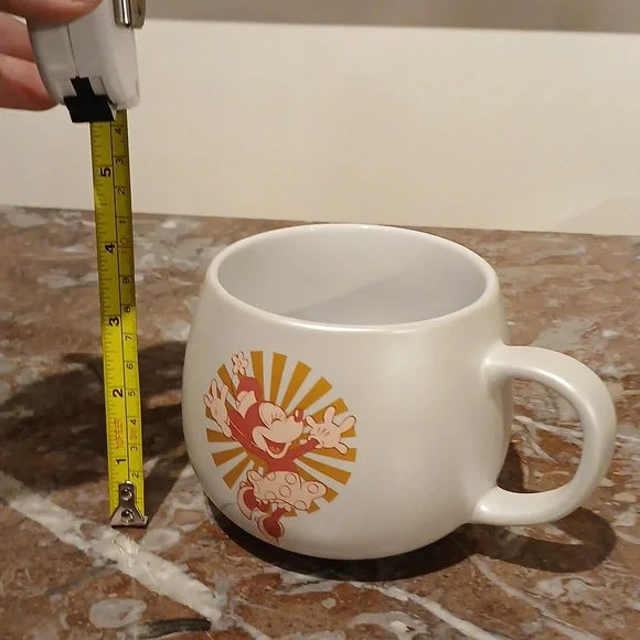 Disney Mickey & Minnie Golden Bust Pearlescent Stoneware Mug / 21oz - Picture 5 of 5